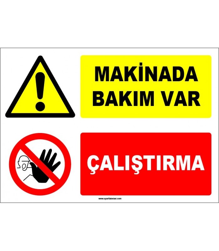 ZY1112 - Makinada bakım var, çalıştırma