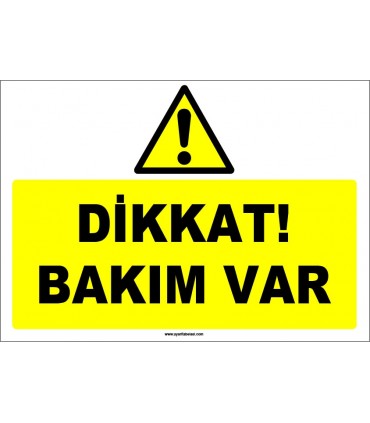 ZY1117 - Dikkat bakım var
