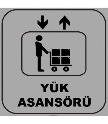 ZY1145 - Yük Asansörü, gri - siyah, kare