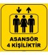 ZY1177 - Asansör 4 Kişiliktir