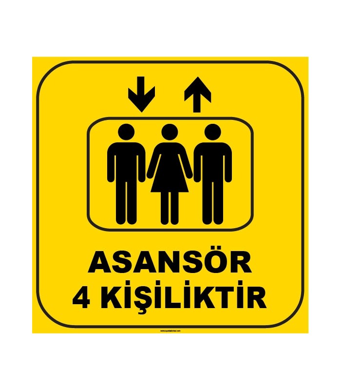 ZY1177 - Asansör 4 Kişiliktir