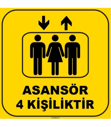 ZY1177 - Asansör 4 Kişiliktir