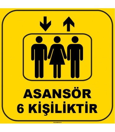 ZY1179 - Asansör 6 Kişiliktir