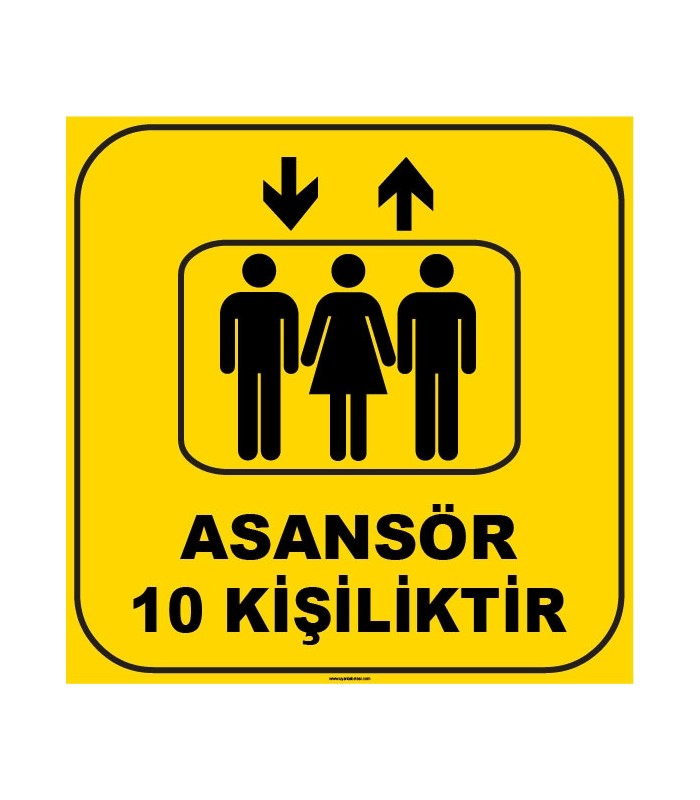 ZY1181 - Asansör 10 Kişiliktir