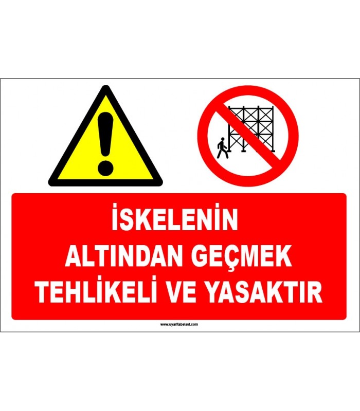 ZY1184 - İskelenin Altından Geçmek Tehlikeli ve Yasaktır