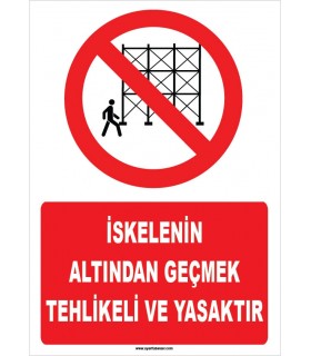 ZY1185 - İskelenin Altından Geçmek Tehlikeli ve Yasaktır