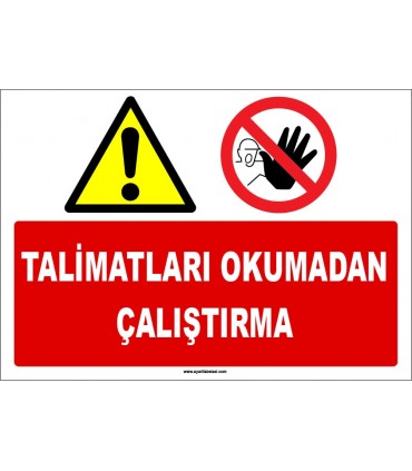 ZY1199 - Talimatları Okumadan Çalıştırma
