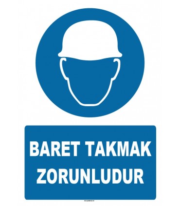 ZY1194 - Baret takmak zorunludur