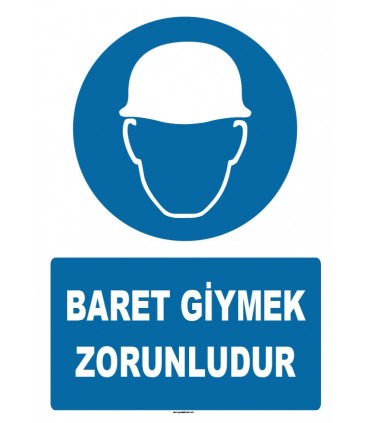 ZY1212 - Baret Giymek Zorunludur