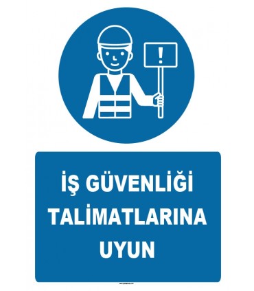 ZY1227 - İş güvenliği talimatlarına uyun