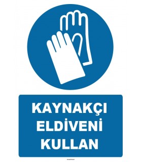ZY1245 - Kaynakçı Eldiveni Kullan