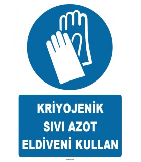 ZY1247 - Kriyojenik Sıvı Azot Eldiveni Kullan