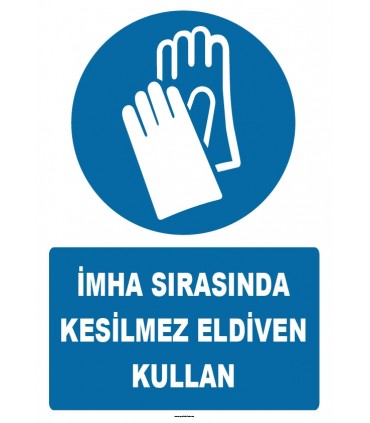 ZY1262 - İmha Sırasında Kesilmez Eldiven Kullan