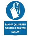ZY1264 - Panoda Çalışırken Elektrikçi Eldiveni Kullan