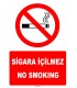 ZY1304 -Türkçe İngilizce  Sigara içilmez - No smoking