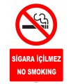 ZY1303 -Türkçe İngilizce  Sigara içilmez - No smoking