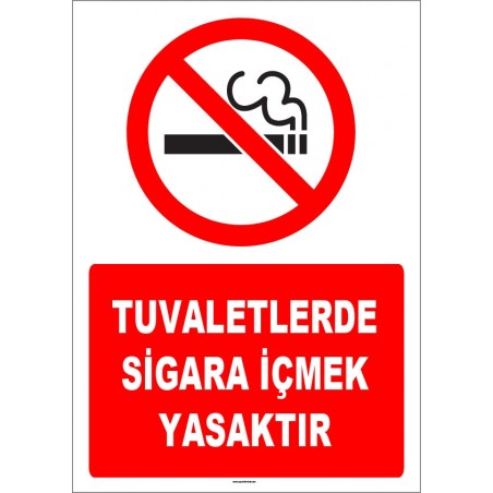 ZY1302 - Tuvaletlerde sigara içmek yasaktır