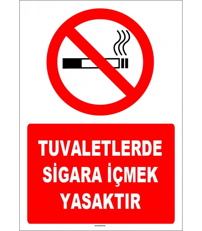ZY1301 - Tuvaletlerde sigara içmek yasaktır