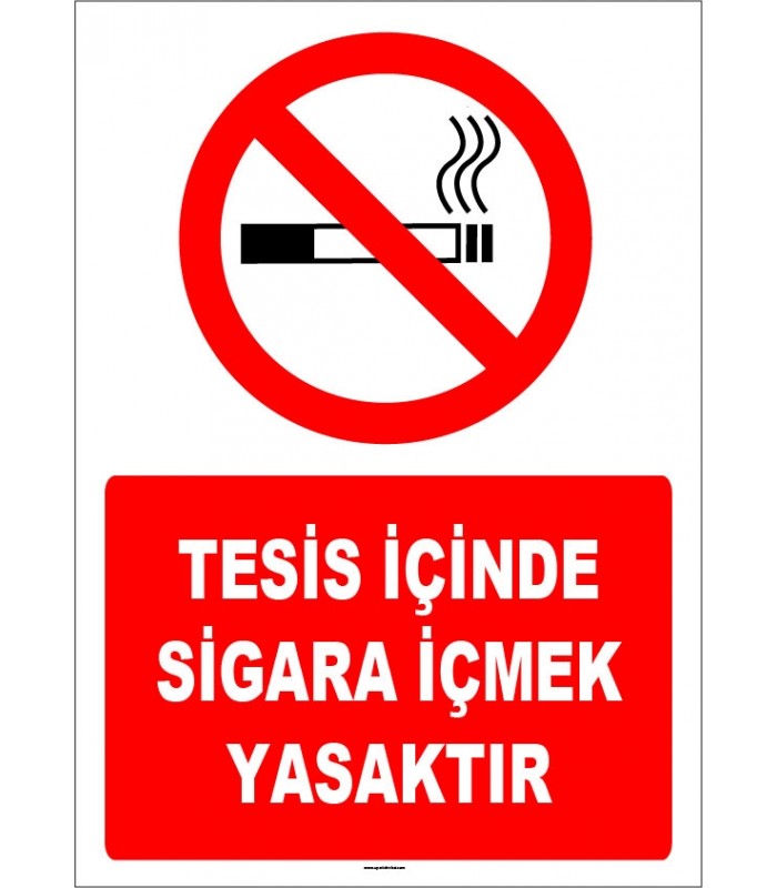 ZY1300 - Tesis içinde sigara içmek yasaktır