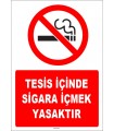ZY1299 - Tesis içinde sigara içmek yasaktır