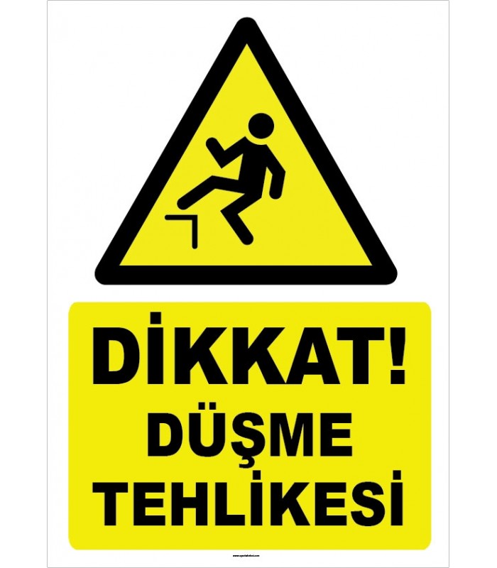 ZY1286 - Dikkat! Düşme tehlikesi
