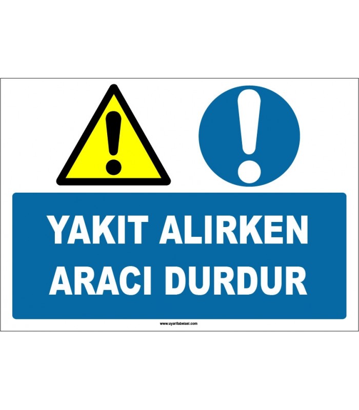 ZY1283 - Yakıt alırken aracı durdur