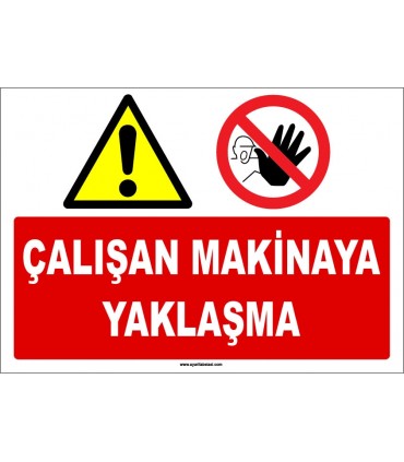ZY1279 - Çalışan makinaya yaklaşma