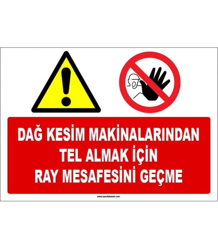 ZY1273 - Dağ kesim makinalarından tel almak için ray mesafesini geçme