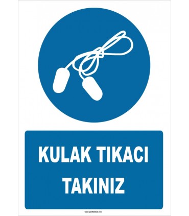 ZY1312 - Kulak tıkacı takınız
