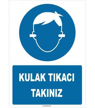 ZY1311 - Kulak tıkacı takınız