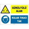 ZY1318 - Gürültülü Alan, Kulak Tıkacı Tak