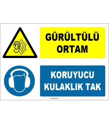 ZY1325 - Gürültülü Ortam, Koruyucu Kulaklık Tak