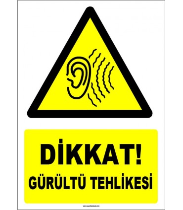 ZY1329 - Dikkat Gürültü Tehlikesi