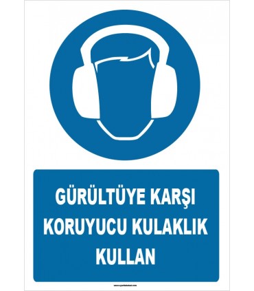 ZY1353 - Gürültüye karşı koruyucu kulaklık kullan