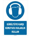 ZY1353 - Gürültüye karşı koruyucu kulaklık kullan