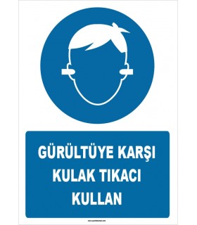 ZY1355 - Gürültüye karşı kulak tıkacı kullan