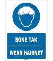 ZY1369 - Türkçe İngilizce, Bone Tak, Wear Hairnet