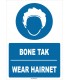 ZY1370 - Türkçe İngilizce, Bone Tak, Wear Hairnet