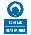 ZY1370 - Türkçe İngilizce, Bone Tak, Wear Hairnet