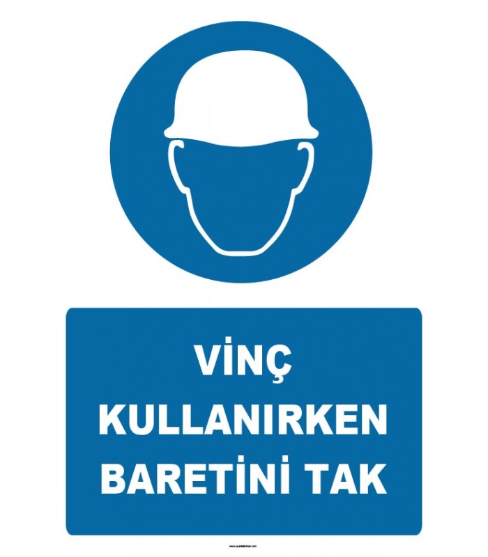 ZY1407 - Vinç Kullanırken Baretini Tak