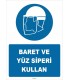 ZY1410 - Baret ve yüz siperi kullan