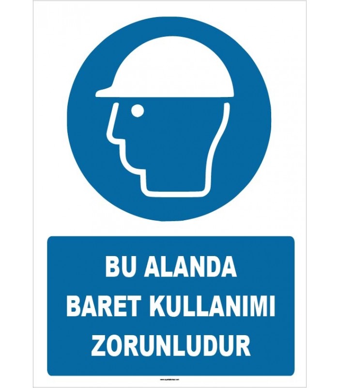 ZY1418 - Bu Alanda Baret Kullanımı Zorunludur