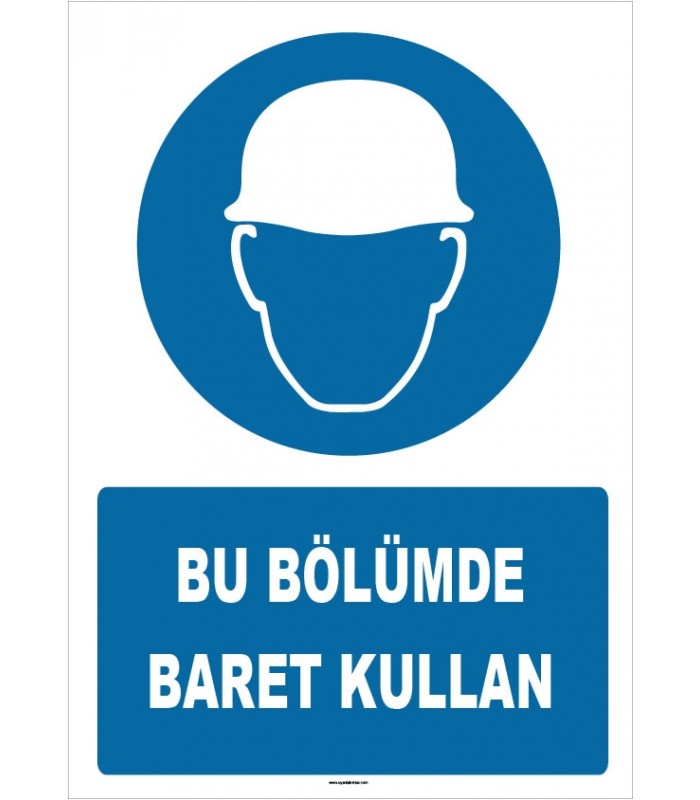ZY1428 - Bu Bölümde Baret Kullan
