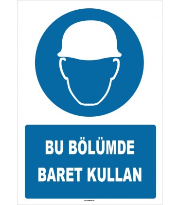ZY1428 - Bu Bölümde Baret Kullan