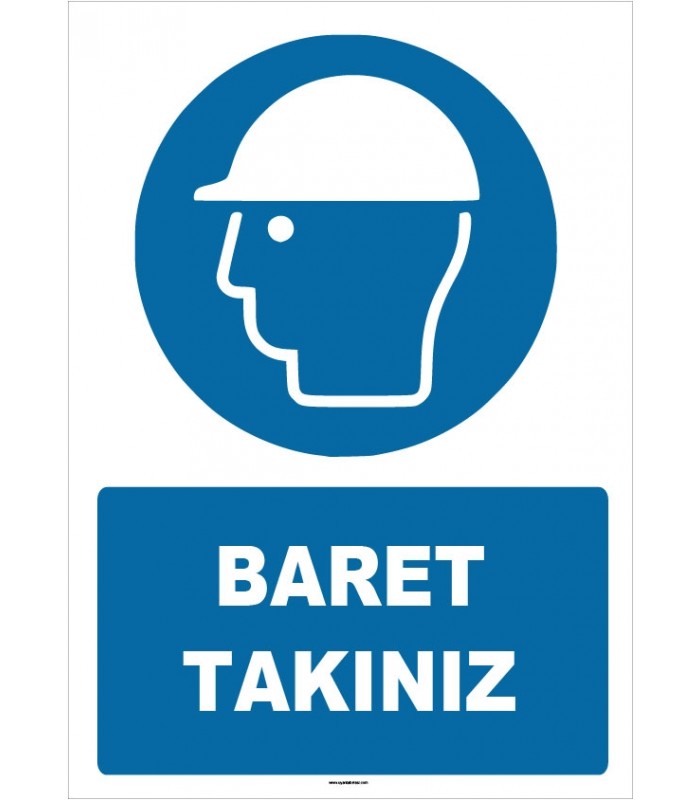 ZY1431 - ISO 7010 Baret Takınız