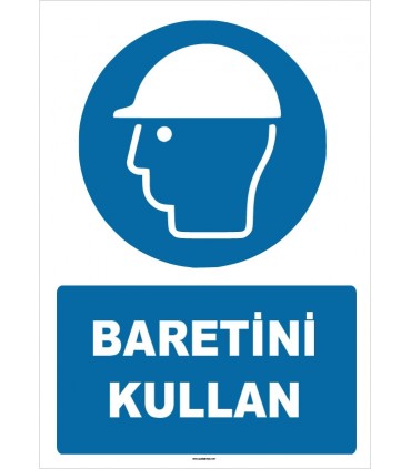 ZY1441 - ISO 7010 Baretini kullan