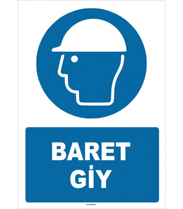 ZY1450 - ISO 7010 Baret Giy