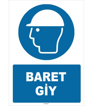 ZY1450 - ISO 7010 Baret Giy