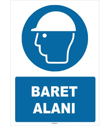 ZY1451 - ISO 7010 Baret alanı
