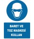 ZY1455 - Baret ve toz maskesi kullan